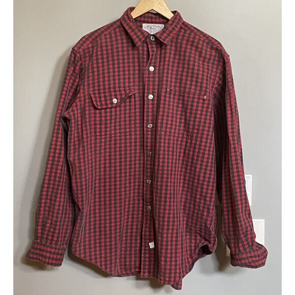 Polo Ralph Lauren Shirt Heavyweight Flannel Plaid Check Button Up XL EUC - Picture 1 of 9